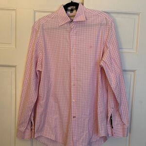 Burberry Light Pink Gingham Shirt